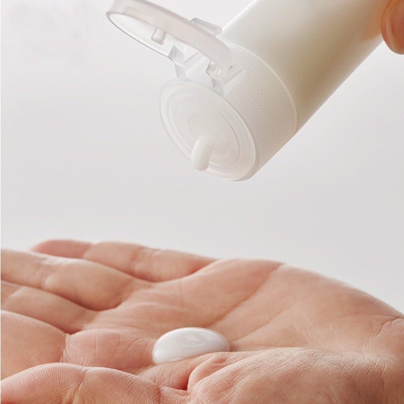 OTO ALINK Travel Size Plastic Empty Toiletry Bottles, 30ml (1 oz) Pack of 6 Liquid Containers with Labels - Image 3